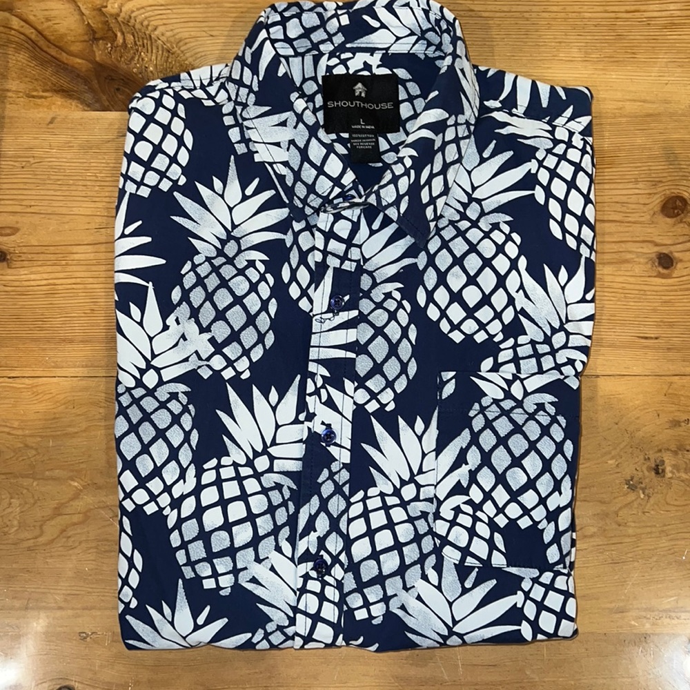 Shouthouse (Kohl’s) Tropical Button Down
